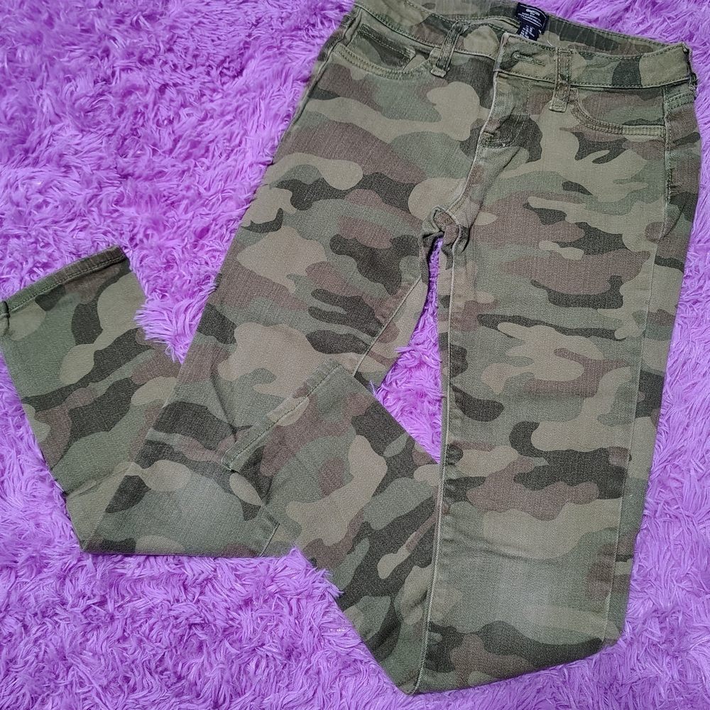 GAP Kids Camouflage Jeans - Green and Brown